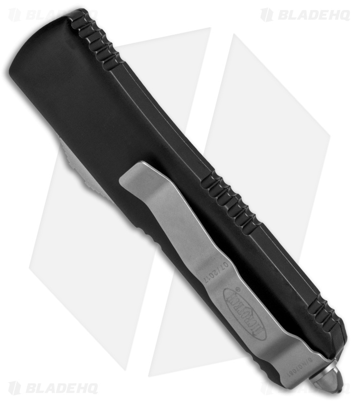Microtech UTX85 S/E OTF Automatic Knife Black (3.125" Bead Blast Serr