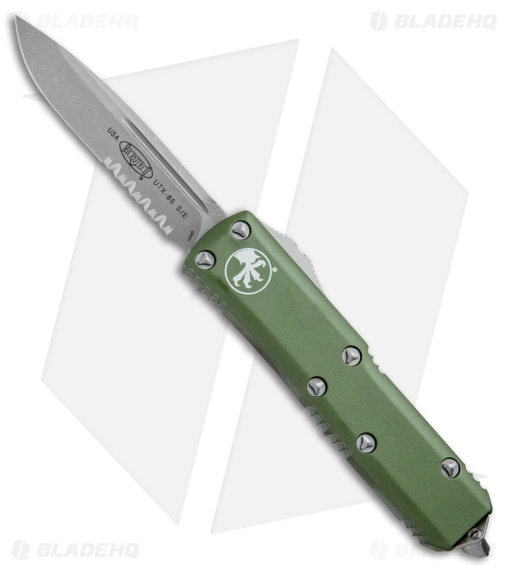 Microtech UTX-85 S/E OTF Automatic Knife OD Green (3.125