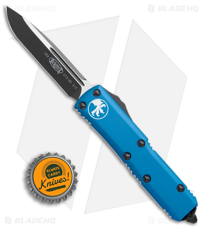 Microtech UTX-85 S/E OTF Automatic Knife Blue (3.1