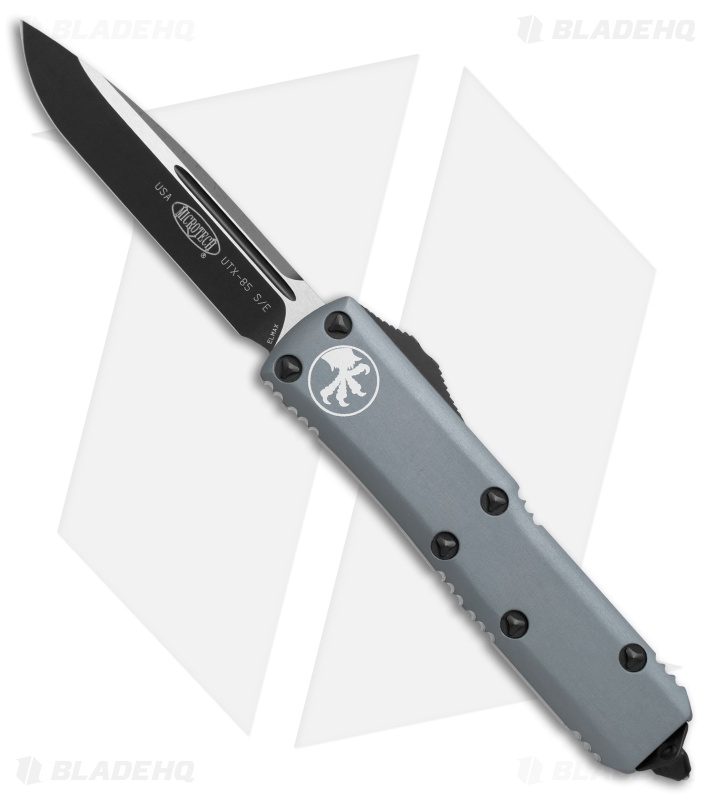 Microtech UTX-85 S/E OTF Automatic Knife Gray (3.125