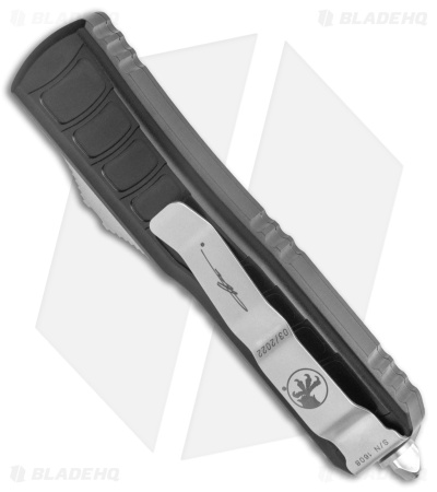 Microtech UTX-85 II Signature Series S/E OTF Automatic Black (3.1" Satin Serr)