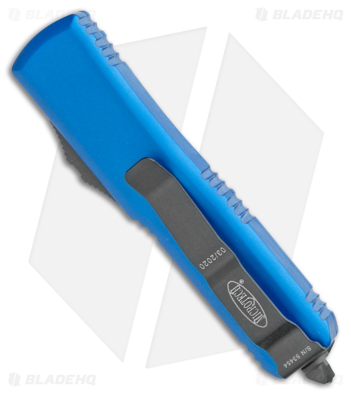 Microtech UTX-85 Tanto OTF | Blue/Black Serr - Blade HQ