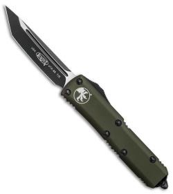 Microtech UTX-85 T/E OTF Automatic Knife OD Green (3.125&quot; Black) 233-1OD | 92104