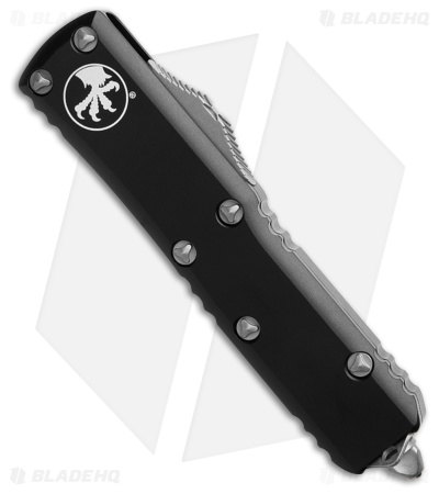 Microtech UTX-85 T/E OTF Automatic Knife Black (3.1" Apocalyptic Serr) 233-11AP