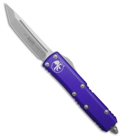 Microtech UTX-85 T/E OTF Automatic Knife Purple Aluminum (3.15" Satin)