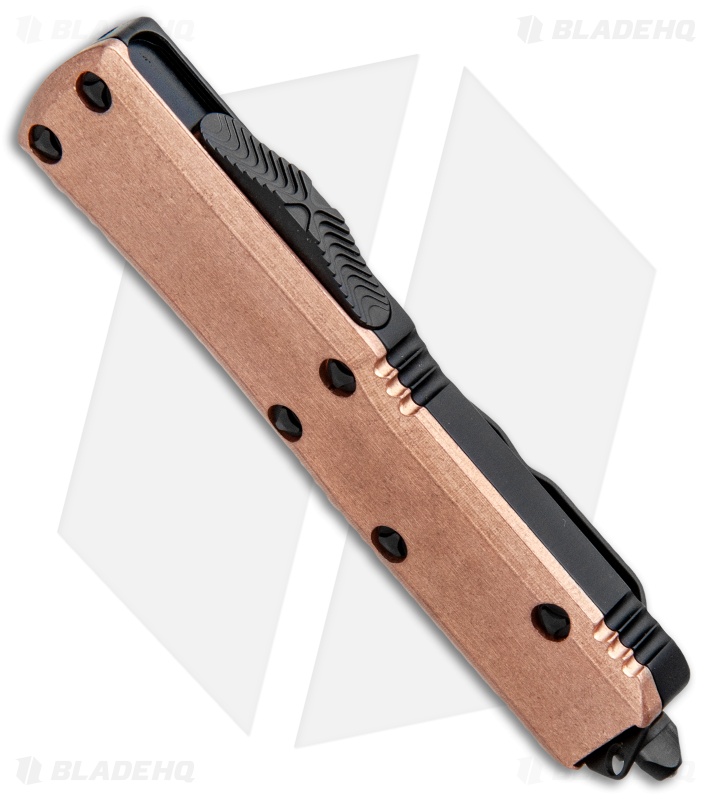 Microtech UTX-85 Tanto OTF Auto | Black + Copper | Blade HQ