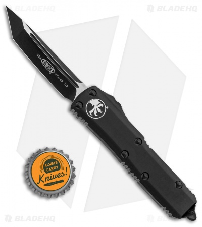 Microtech UTX-85 T/E OTF Automatic Knife Tactical (3.125" Black) 233-1T