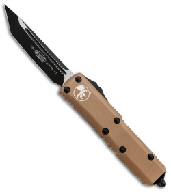 Microtech UTX-85 T/E OTF Automatic Knife Tan (3.125" Black) 232-1TA