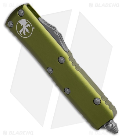 Microtech UTX-85 T/E OTF Automatic Knife OD Green Al (3.1" Stonewash)