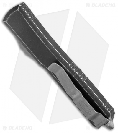 Microtech S/E OTF Tanto Automatic Knife Distressed Black (3.4" Apocalyptic)