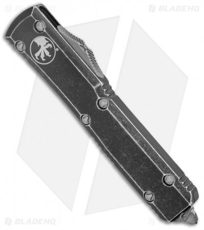 Microtech S/E OTF Tanto Automatic Knife Distressed Black (3.4" Apocalyptic)