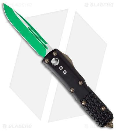 Microtech UTX-85 Jedi Master D/A OTF Automatic Knife (3.125" Green ) 231-1JM