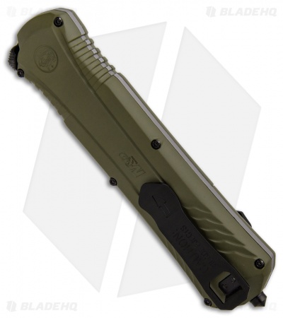 M&P OTF Spring Assisted Spear Point Knife OD Green (3.5" Black) Exclusive