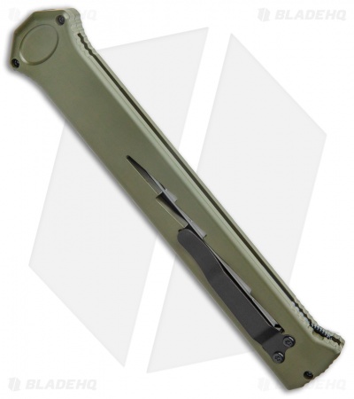 Paragon Estiletto Clip Point OTF Auto OD Green Lightning Bolt (5.5" Black)