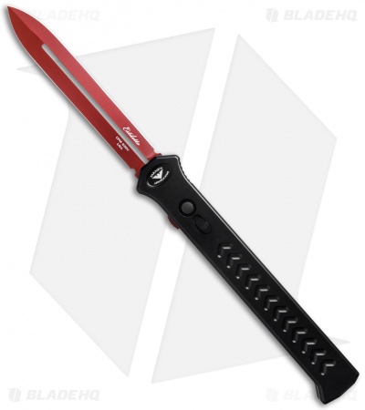 Paragon Estiletto OTF Automatic Knife Black (5.25" Red)