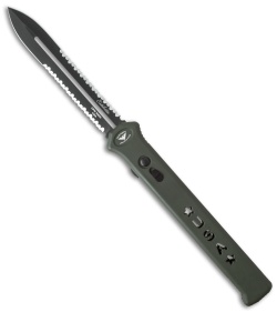 Paragon Estiletto Dagger OTF Automatic OD Green USA (Black Serr)