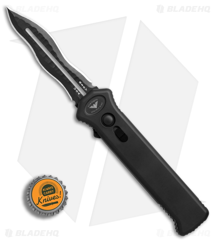 Paragon Para X OTF Torch Automatic Knife Solid Black (3.5