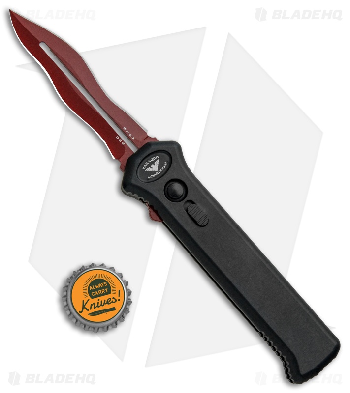Paragon Para X OTF Torch Automatic Knife Smooth Black (3.5