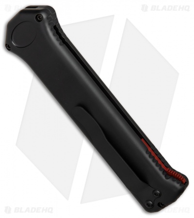 Paragon PARA-X Tanto Blood Line Automatic Smooth Black (3.6" Red Serr)