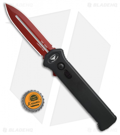 Paragon PARA-XD Blood Line Dagger OTF Automatic Knife Smooth Black (3.6" Red)