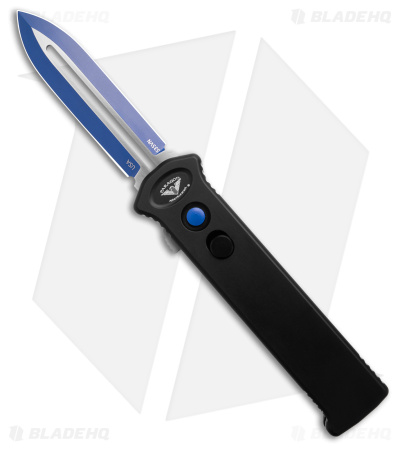 Paragon PARA-XD OTF Automatic Knife Black Aluminum (3.5"  2-T Blue) 