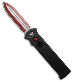 Paragon PARA-XD OTF Automatic Knife Black Aluminum (3.5" Red)