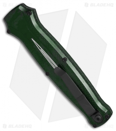 Piranha Rated-X D/A Dagger OTF Automatic Knife Green (3.5" Black)