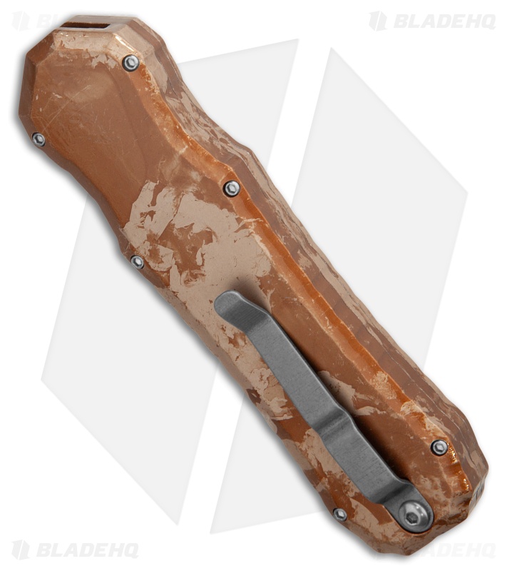 Piranha Excalibur D/A OTF Automatic Knife Desert Camo Al (3.2" Black Plain)