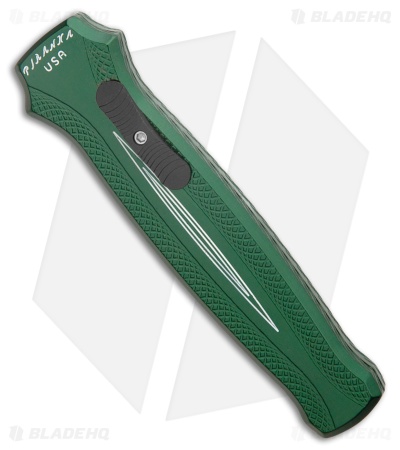 Piranha Rated-R D/A OTF Automatic Knife Green (3.5" Mirror)