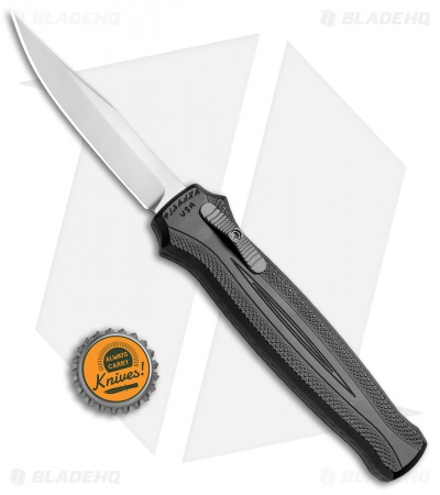 Piranha Rated-R D/A OTF Automatic Knife Black (3.5" Mirror)