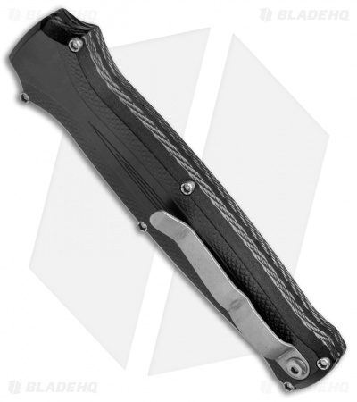 Piranha Rated-R D/A OTF Automatic Knife Black (3.5" Mirror)