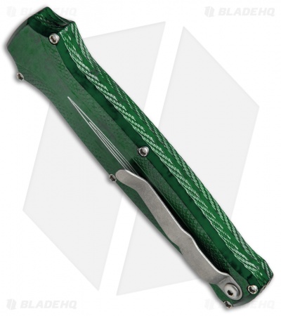 Piranha Rated-R D/A OTF Automatic Knife Green (3.5" Black)