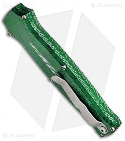 Piranha Rated-R D/A OTF Automatic Knife Green (3.5" Mirror)