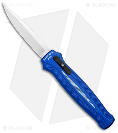 Piranha Rated-R D/A OTF Automatic Knife Blue (3.5" Mirror)