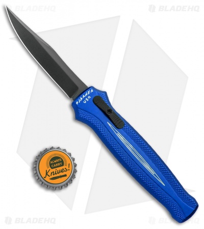 Piranha Rated-R D/A OTF Automatic Knife Blue (3.5" Black)