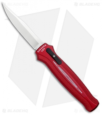 Piranha Rated-R D/A OTF Automatic Knife Red (3.5" Mirror)