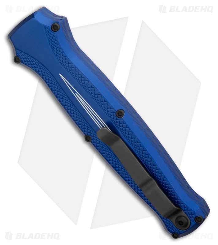 Piranha Rated-X D/A Dagger OTF Automatic Knife Blue (3.5" Black)