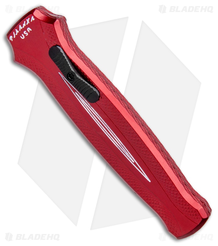 Piranha Rated-X D/A Dagger OTF Automatic Knife Red (3.5" Black)
