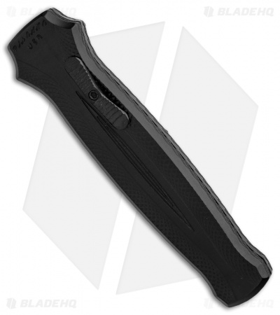 Piranha Rated-X D/A Dagger OTF Automatic Knife Black (3.5" Black)