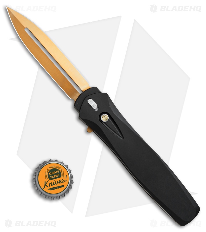 ダークエンジェル Pro-Tech Dark Angel OTF Automatic Knife Black Handle (3.7