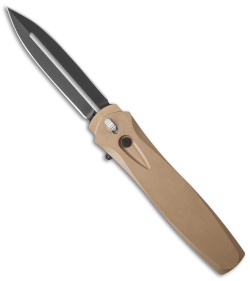 Pro-Tech Dark Angel OTF Automatic Knife Desert Sand (3.7" Black) 3232