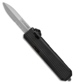 Schrade OTF 4 Spring Assisted Knife (3.25" Bead Blast Serr) SCHOTF4S