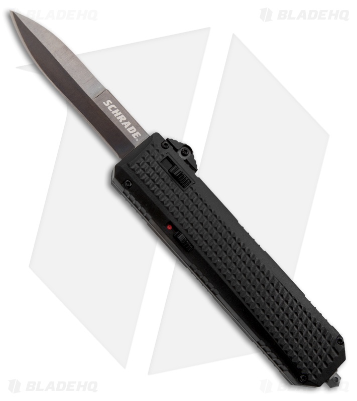 Schrade SCHOTF5B Viper OTF Spring Assisted Knife (3.25" Gray Plain)