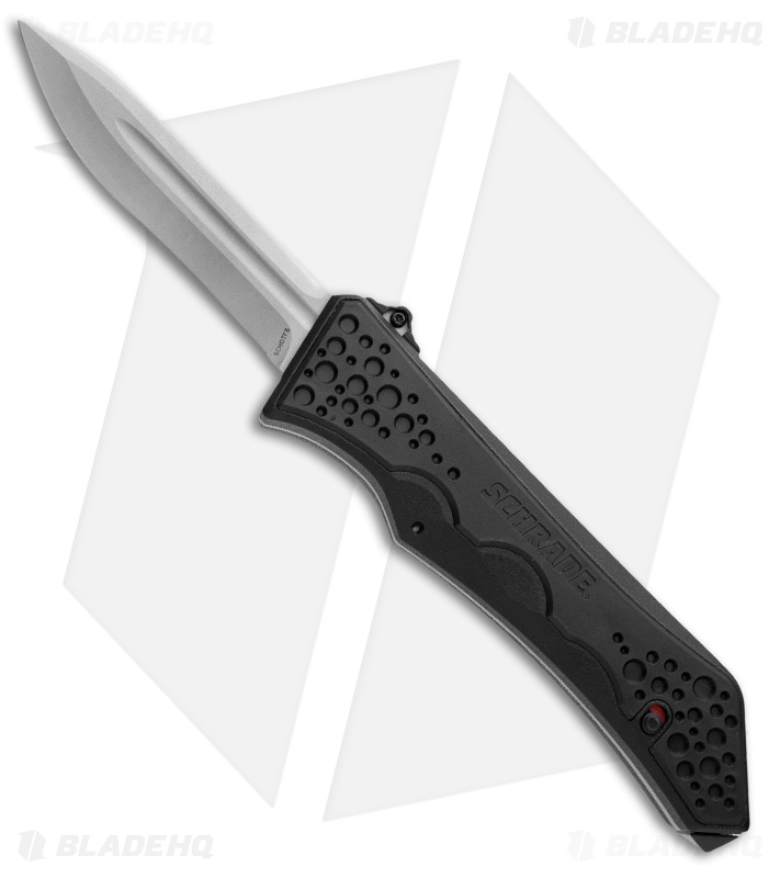 Schrade Spear Point OTF Spring Assisted Knife (3.5" Bead Blast) SCHOTF6