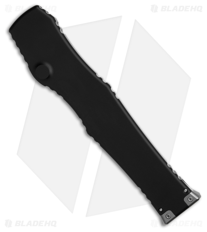 Microtech Halo VII Clip Point OTF Automatic Knife Black (4.4" Stonewash)