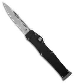 Microtech Halo VII Clip Point OTF Automatic Knife Black (4.4" Stonewash)