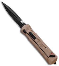 Smith & Wesson M&P OTF Spring Assisted Spear Point Knife Tan (3.5" Black)