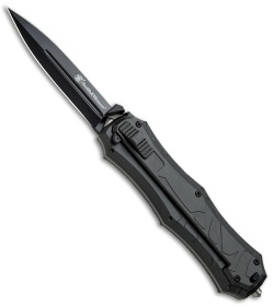 Smith &amp; Wesson M&amp;P OTF Assist Finger Actuator Spear Point Knife (3.2&quot; Black) | 77209