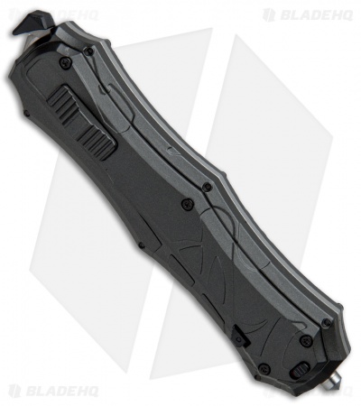 Smith & Wesson OTF Assist Finger Actuator Spear Point Knife (3.5" Black Serr)
