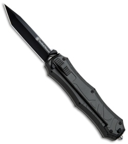 Smith & Wesson M&P OTF Assist Finger Actuator Tanto Knife (3.2" Black)